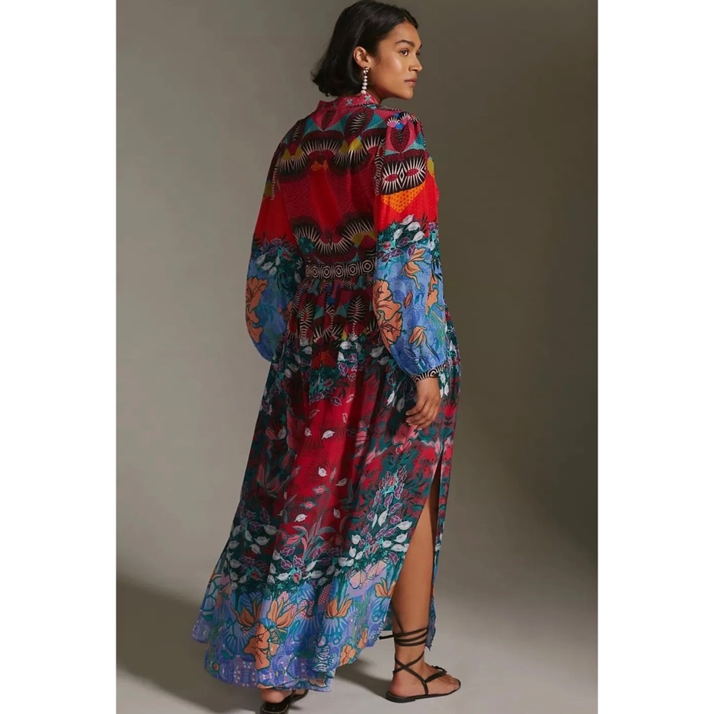 ‼️NOT FOR SALE‼️Anthropologie Bhanuni by Jyoti Patterned Maxi Dress - Picture 7 of 10